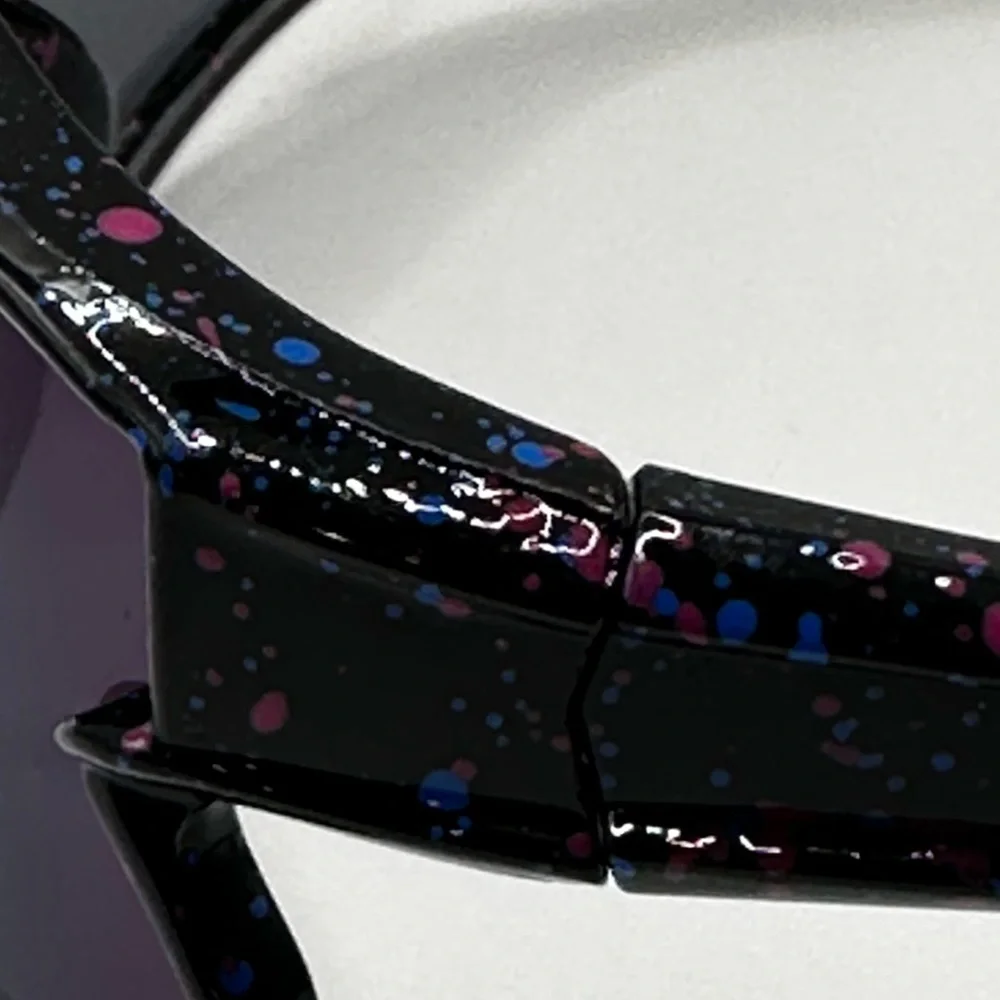 Kids Baseball/ Softball Black Speckled Sunglasses